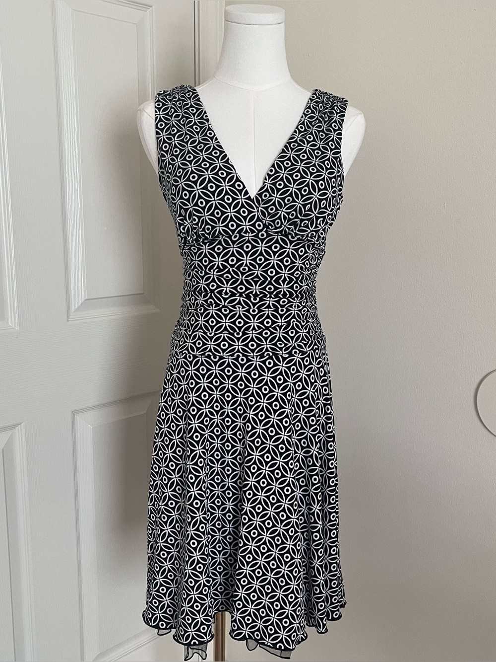 B Wear Too Vintage A-Line Sleeveless Backless Dress Womens Size S Y2K Twee
